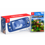 Nintendo Switch Lite Blue + Minecraft 