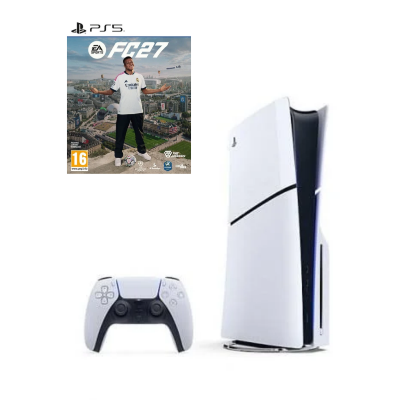 Sony Playstation 5 Slim Disc Edition + FC 27 NAUDOTAS