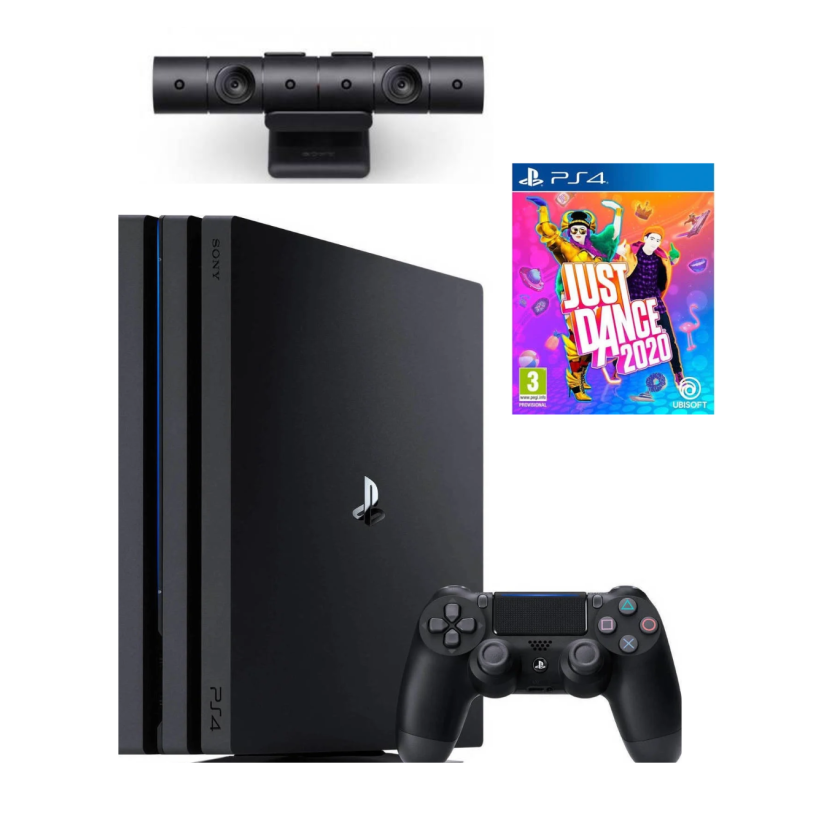 Sony Playstation 4 PRO 1TB + Kamera + Just Dance 2020  NAUDOTAS