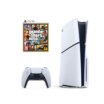 Sony Playstation 5 Slim Disc Edition + GTA V NAUDOTAS 
