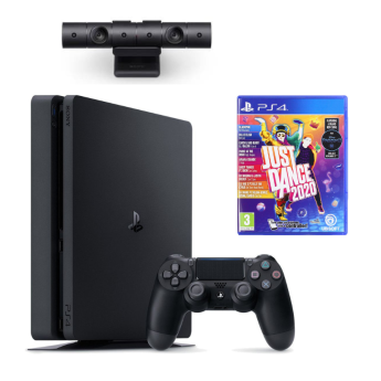 Sony Playstation 4 Slim 500GB + Kamera + Just Dance Naudotas