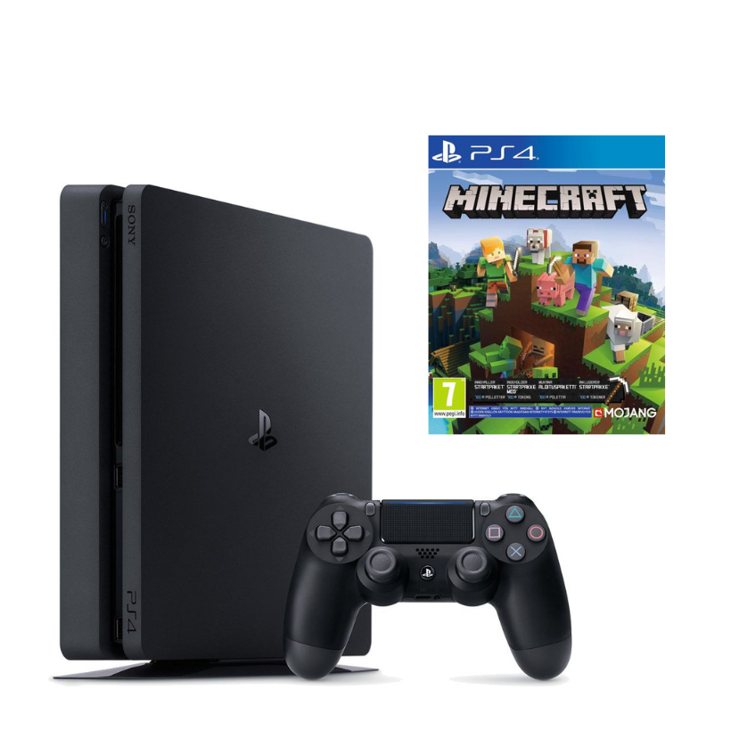 Sony Playstation 4 Slim 500GB + Minecraft Naudotas