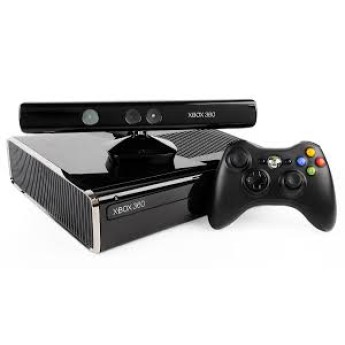 Xbox 360 Slim 250GB + Kinect Sensorius Atrištas Su Žaidimais