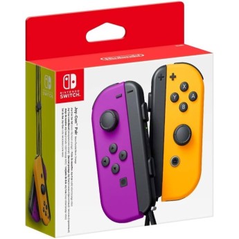 Nintendo Switch Joy Con Neon Purple / Neon Orange