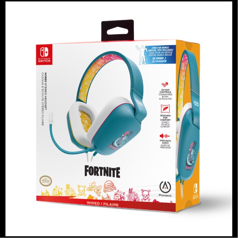 Nintendo Switch Wired Stero Headset Fortnite