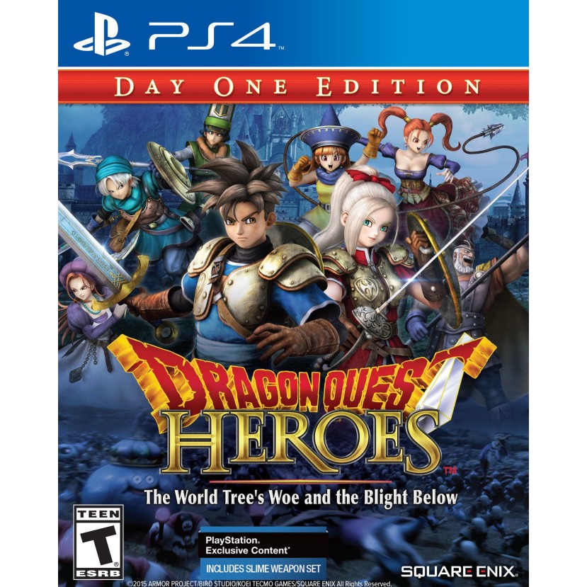 Dragon Quest Heroes The Worlds Trees Woe And The Blight Below PS4 Dragon Quest Heroes The Worlds Trees Woe And The Blight Below PS4