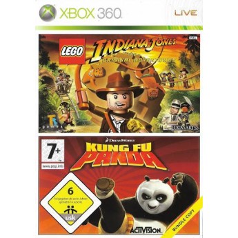 Lego Indiana Jones + Kung Fu Panda Xbox 360 Lego Indiana Jones + Kung Fu Panda Xbox 360